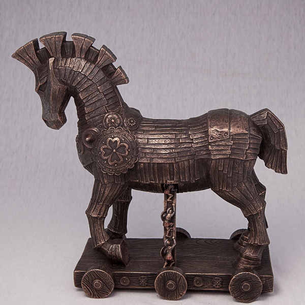 Статуетка "Троянський кінь" (26 * 25 см) 75720V4 фото