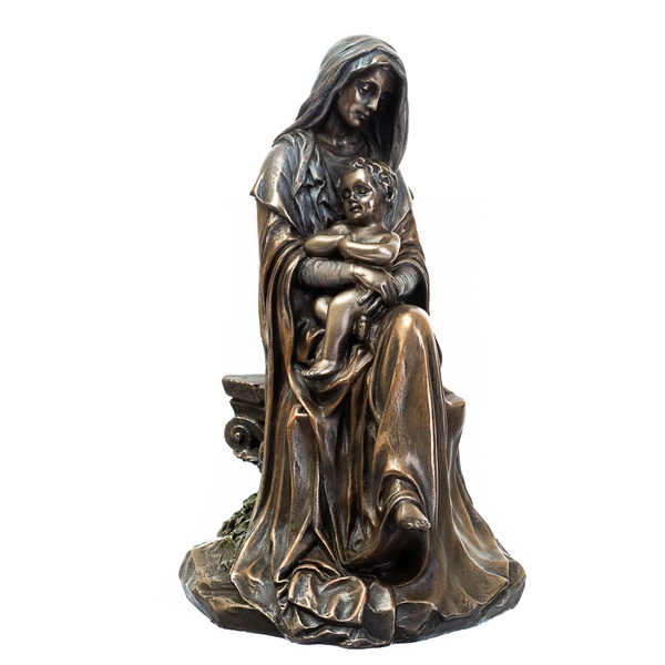 Статуетка "Діва Марія з Ісусом на руках" (15 см) 74728A4 фото