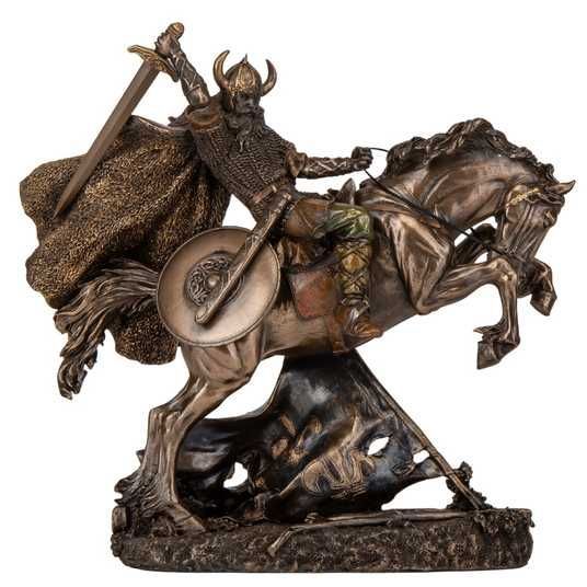 置物 vikings Веронезе, Veronese, статуэтка, викинг, конь, викинг на коне